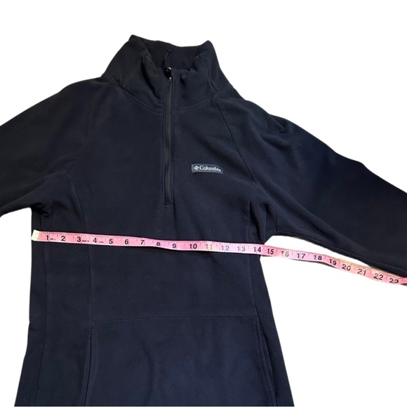 Columbia women’s quarter zip fleece pullover black size small - Picture 4 of 6